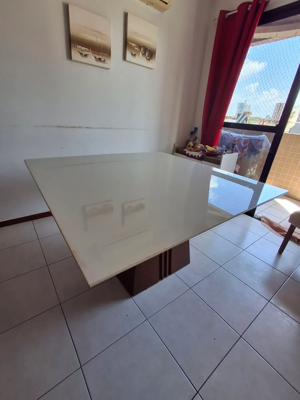 Mesa tampo de vidro - Foto 4