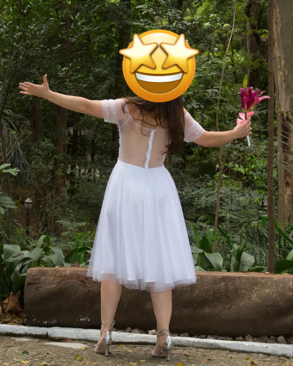 Vestido de Noiva Elegante em Tule com Pérolas ? Leve, Sofisticado e Atemporal - Foto 3