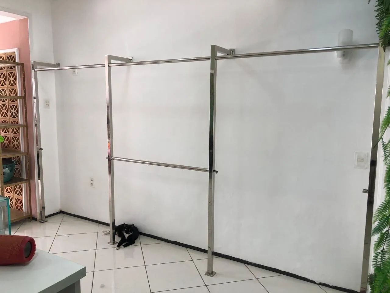 Arara loja roupa em aço inox  - Foto 5