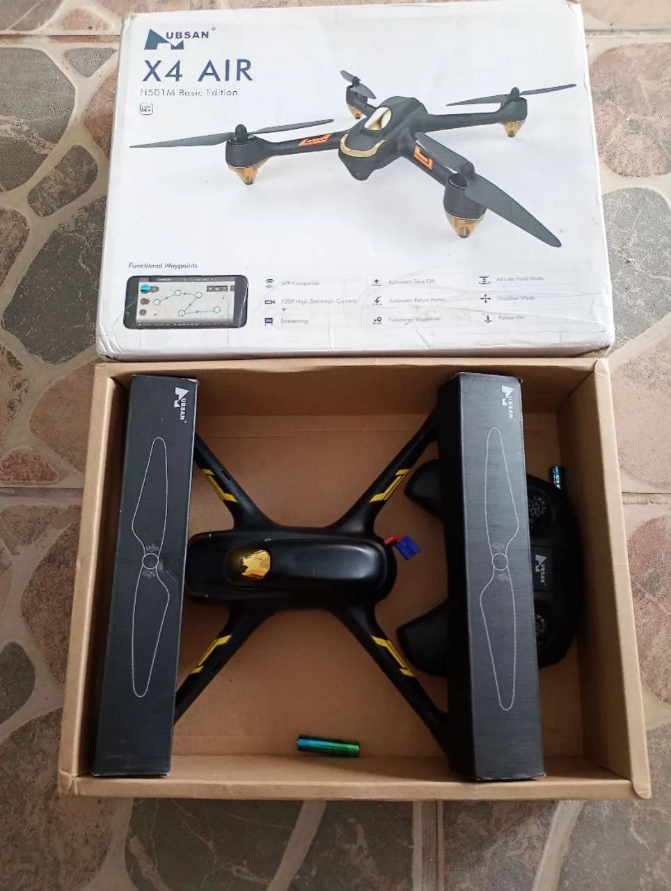 Drone hubsan com GPS  - Foto 4