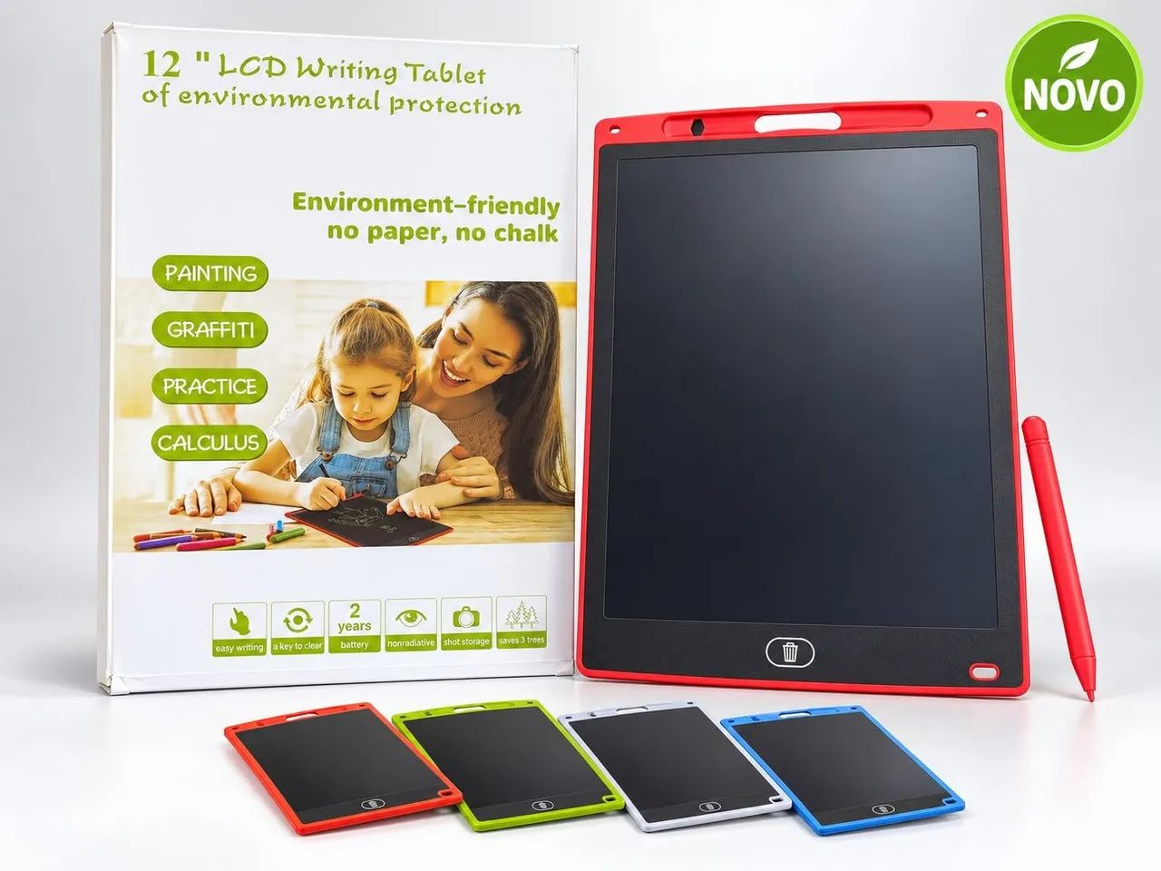 Lousa Mágica LCD 12 Polegadas Com Caneta - Foto 2