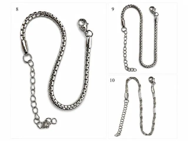 Pulseiras Aço Inoxidável - Não Enferrujam - Águas Claras