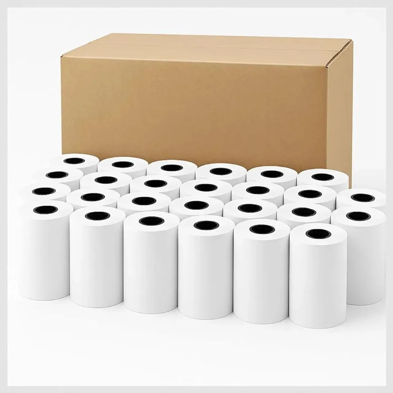 Caixa com 30 - Bobina Térmica 80x40 Cor Branco