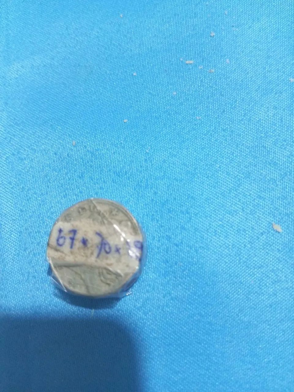 7 moedas antigas de 10 centavos dos anos de 1967, 70 e 78. - Foto 3