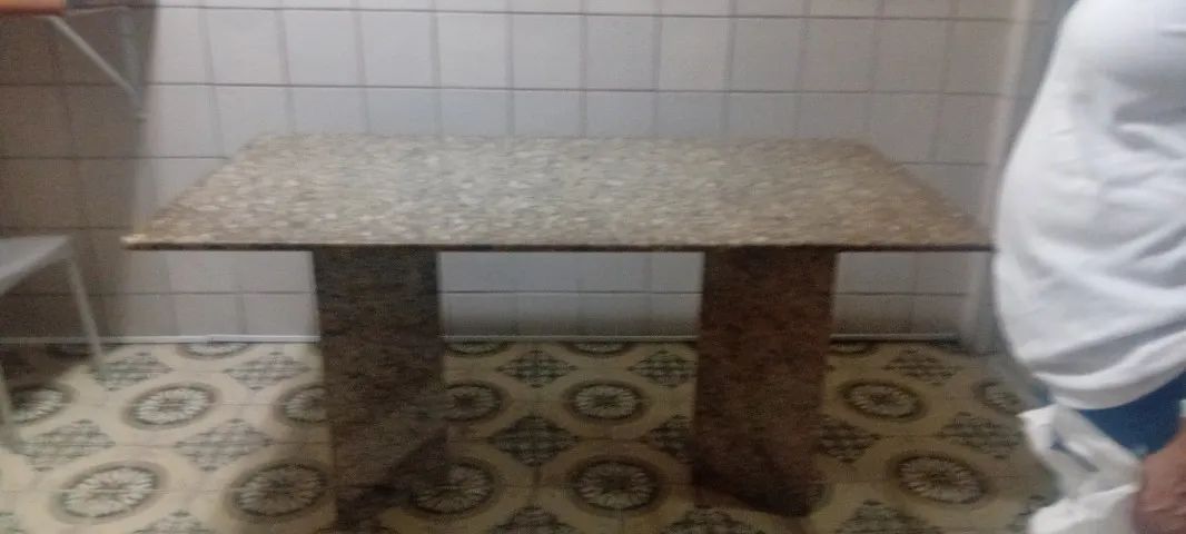 Mesa granito com pes em granito - Foto 3