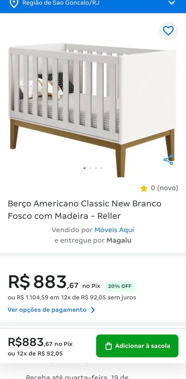 Berço americano  - Foto 2