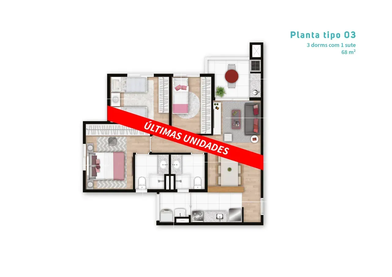 PLANTA 68m²
