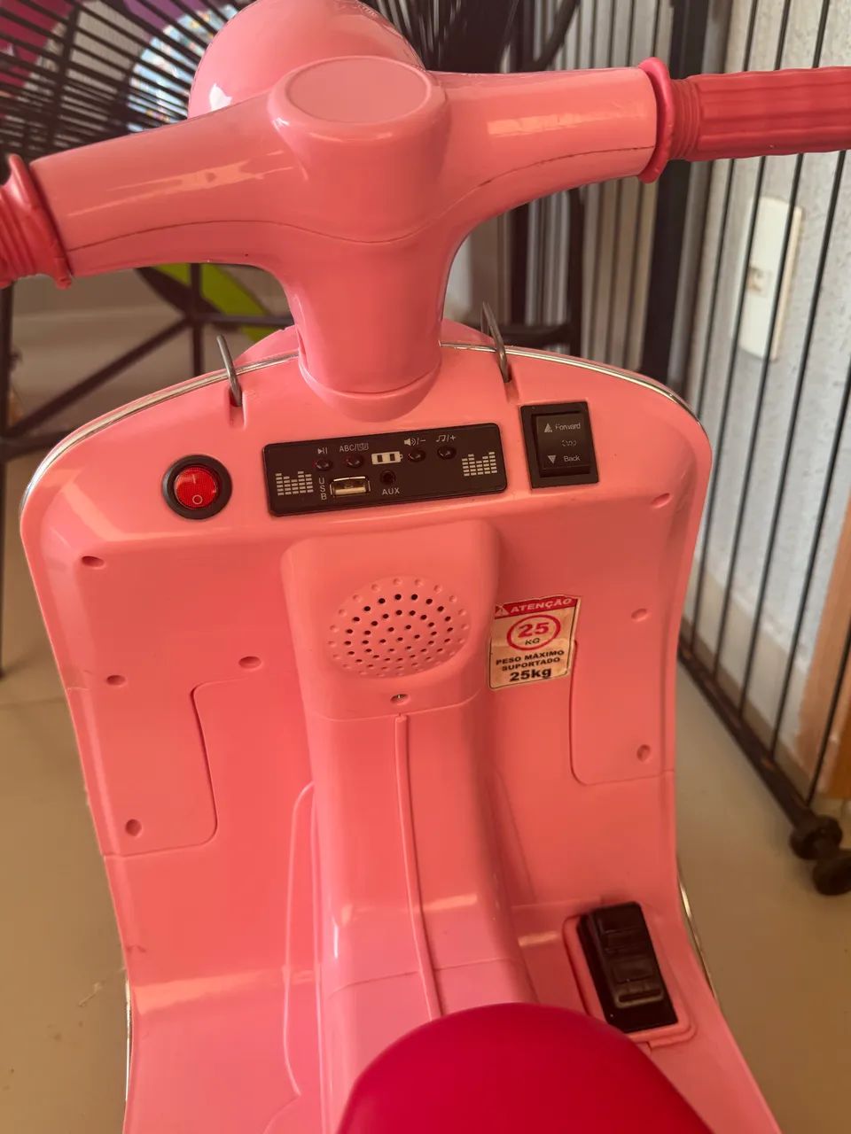 Lambreta elétrica hello kitty 