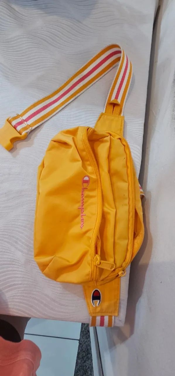 Pochete champion laranja e rosa - Foto 3