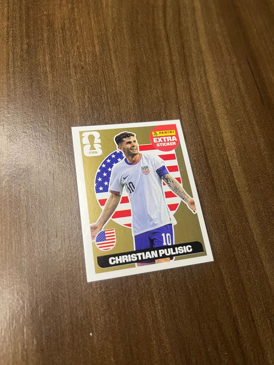 Figurinha legend extra Pulisic ouro 