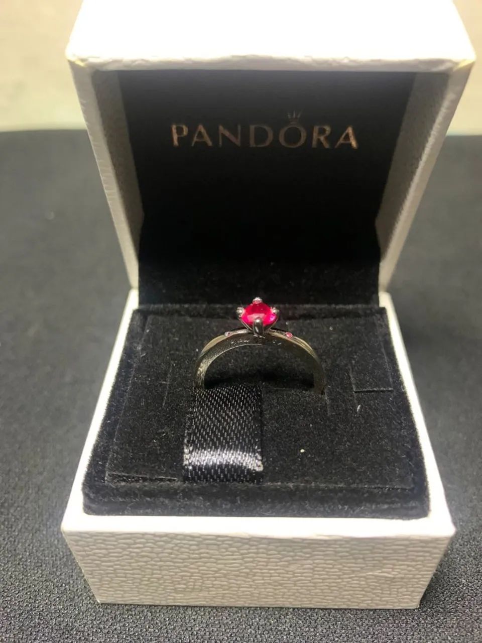 Anel Pandora Solitário ?You & me?