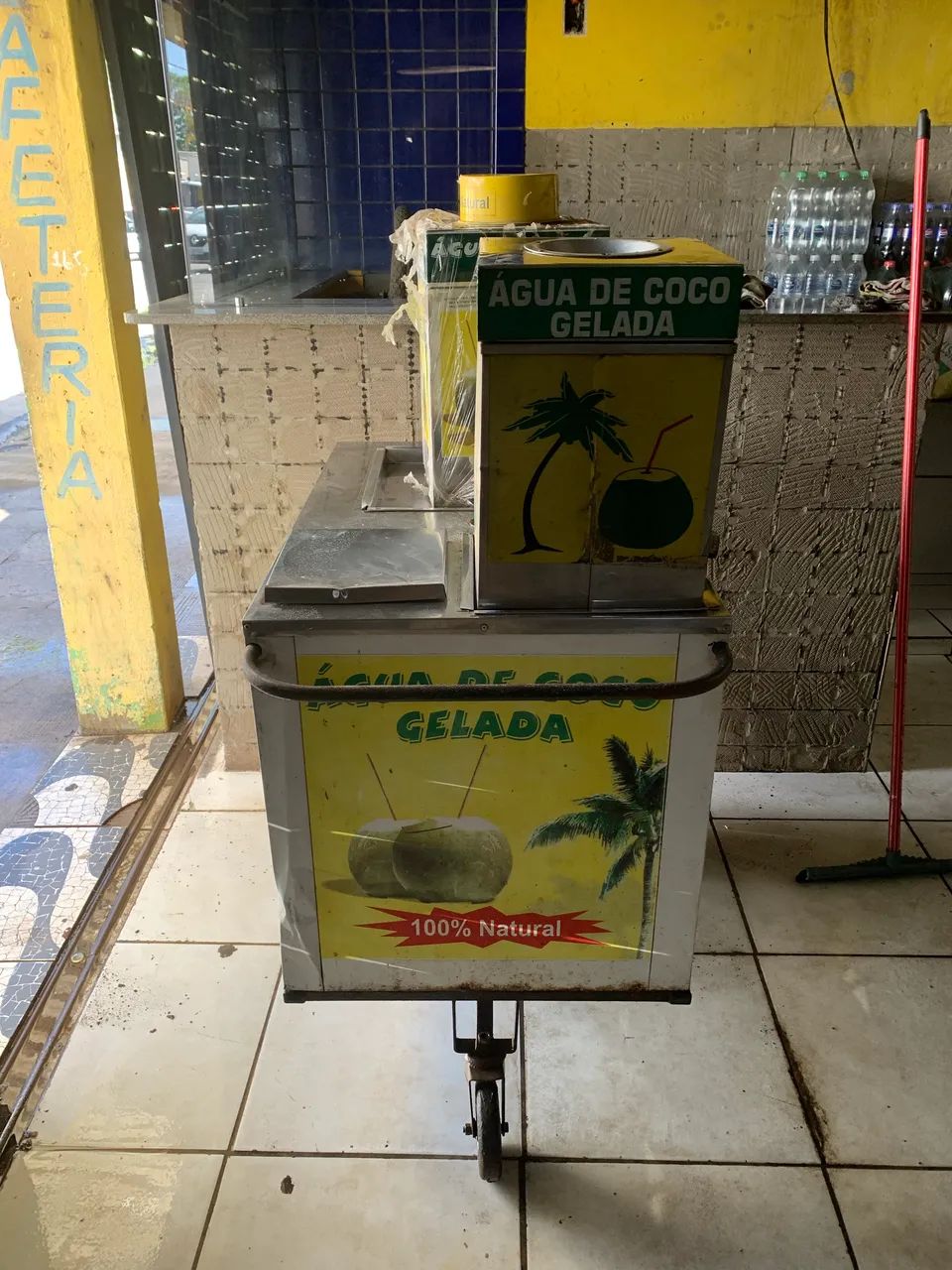 Carrinho de coco 