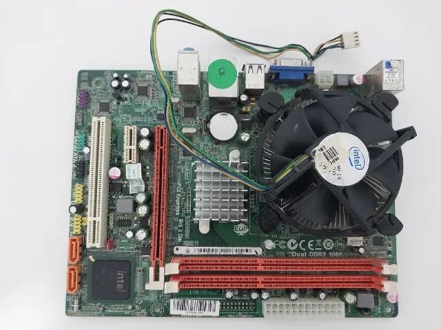Kit Placa-Mãe POS-ECIG41BS + Pentium Dual Core E5700 + Cooler Intel