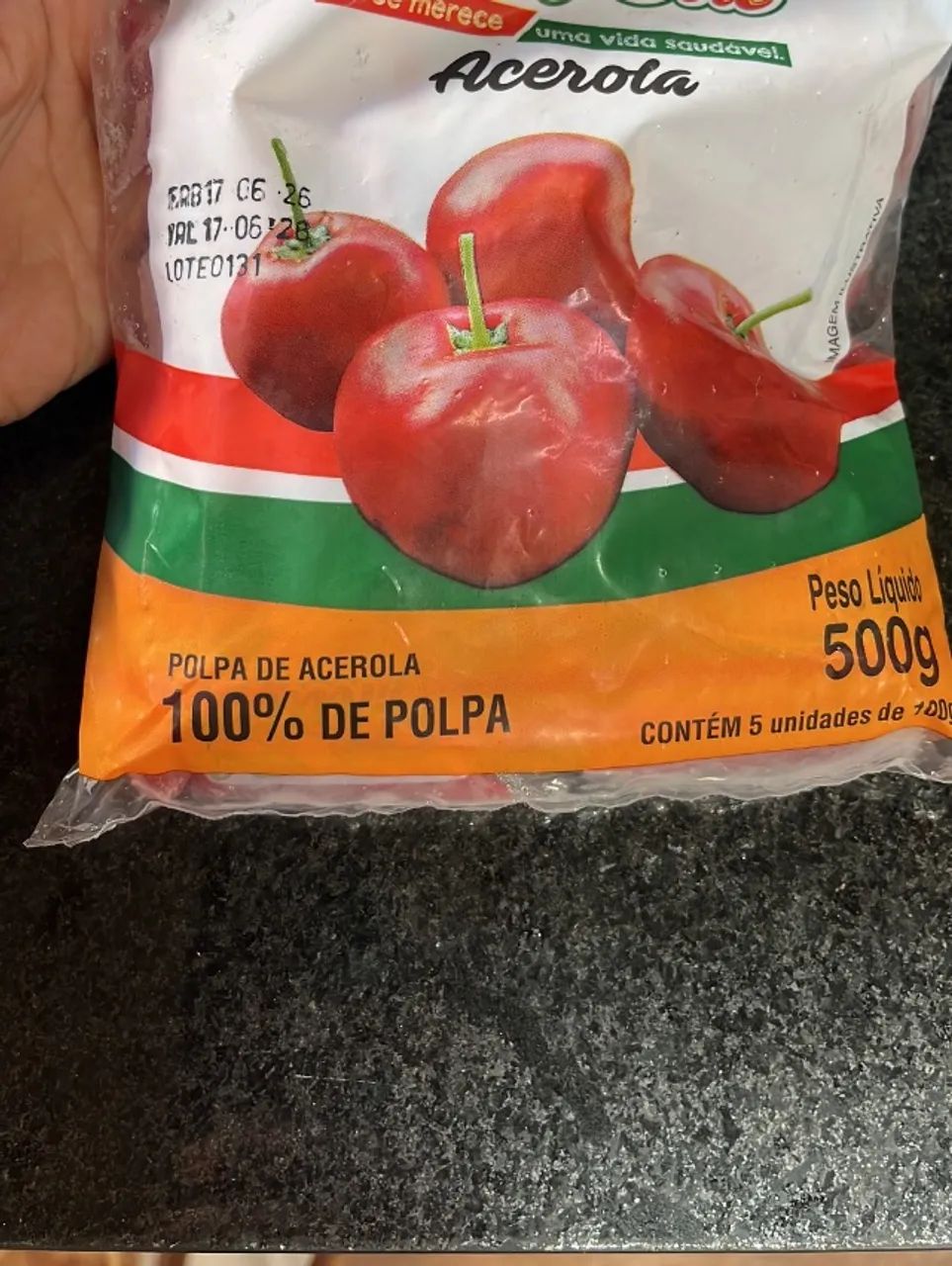 Polpas de frutas