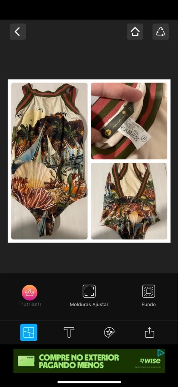 Maiôs e bodys água de coco perfeito estado 