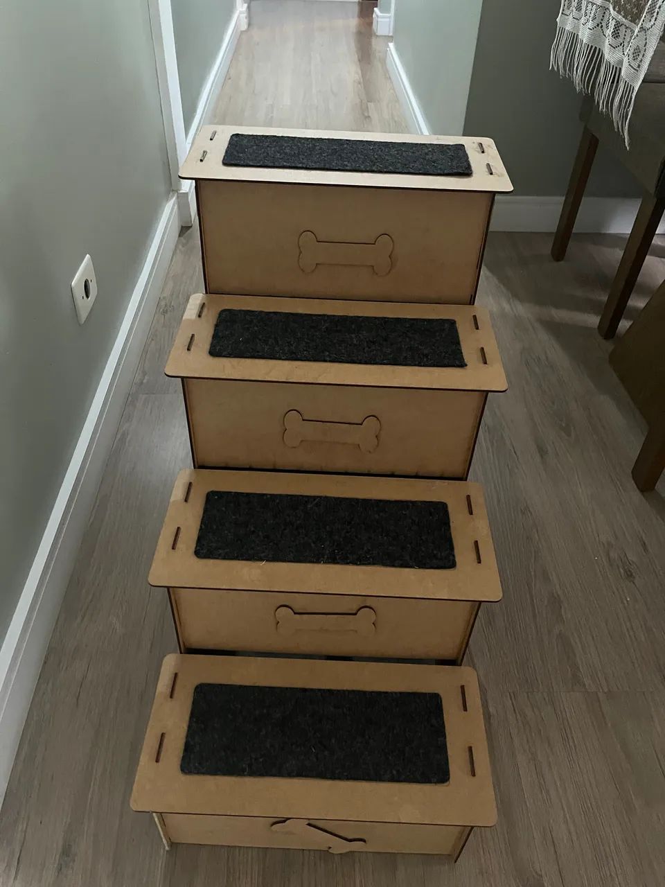 Escada pet 4 degraus 