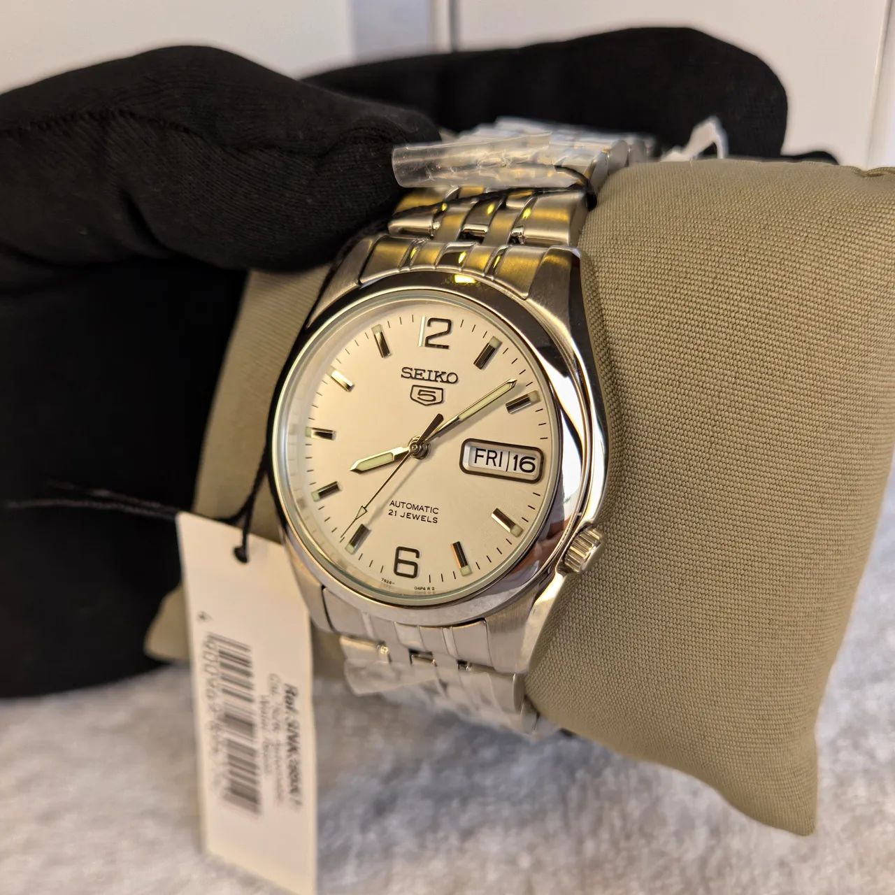 Relógio Seiko 5 Automático 38mm (SNK385K1) - NOVO - Foto 4