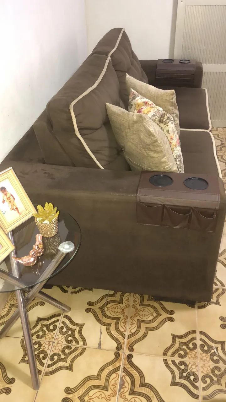 Sofá retrátil 3 lugares  - Foto 2