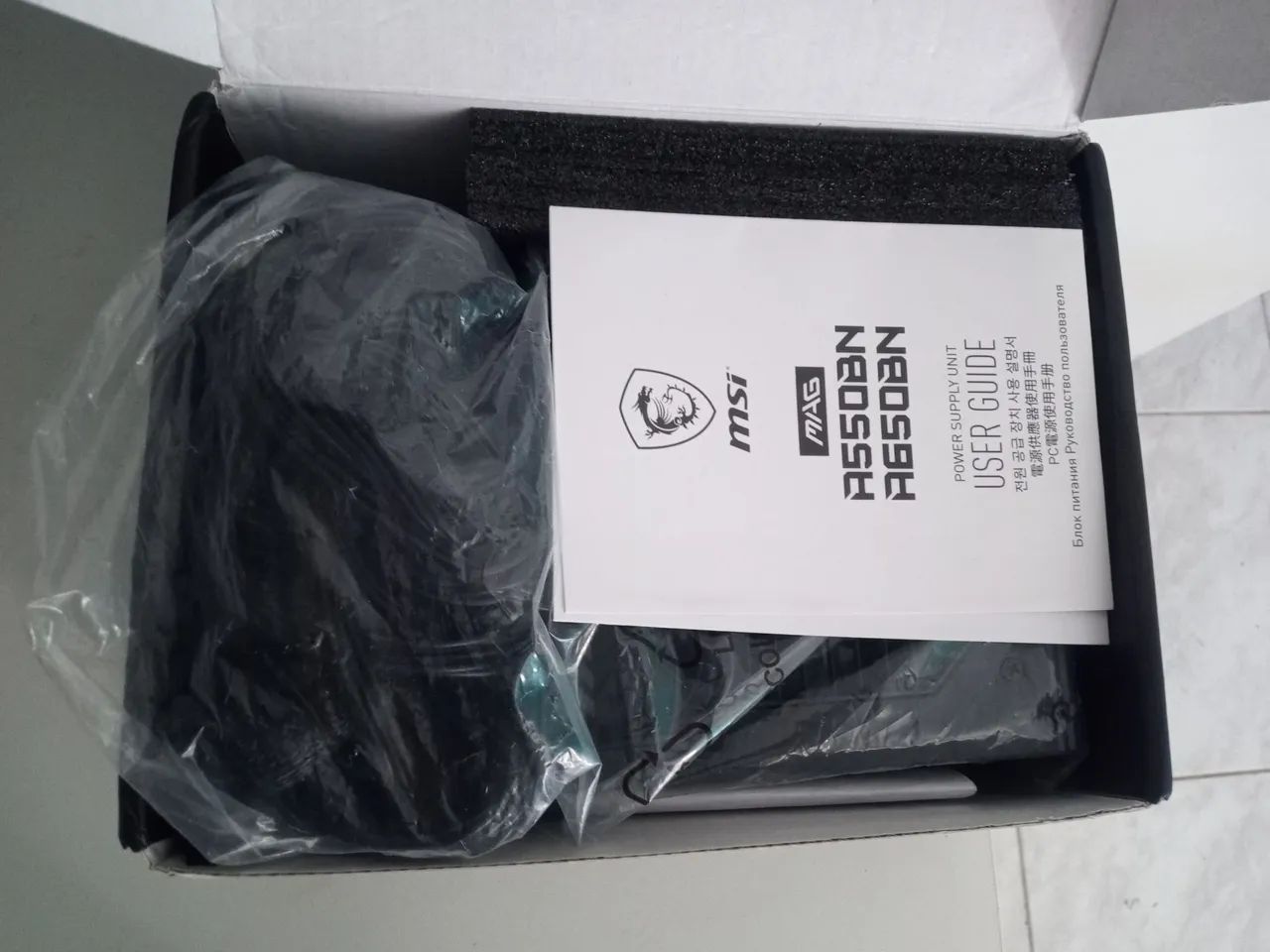 Fonte 650w Msi Mag 80plus - Foto 2