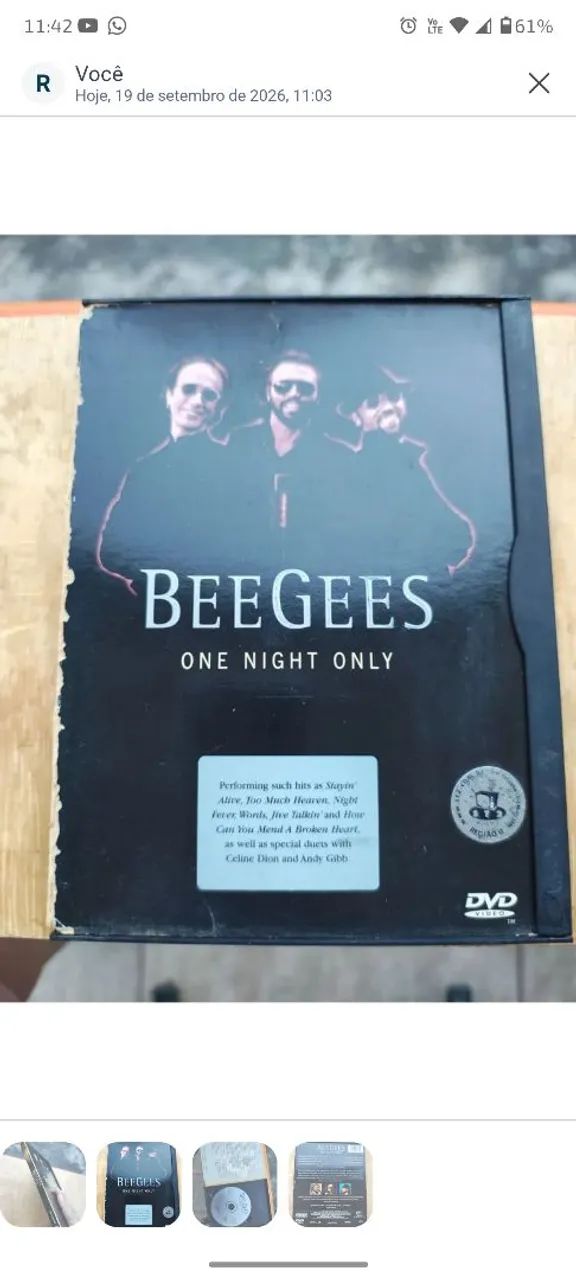 2 DVDs Bee Gees - Live by Request e One Night Only - Foto 4