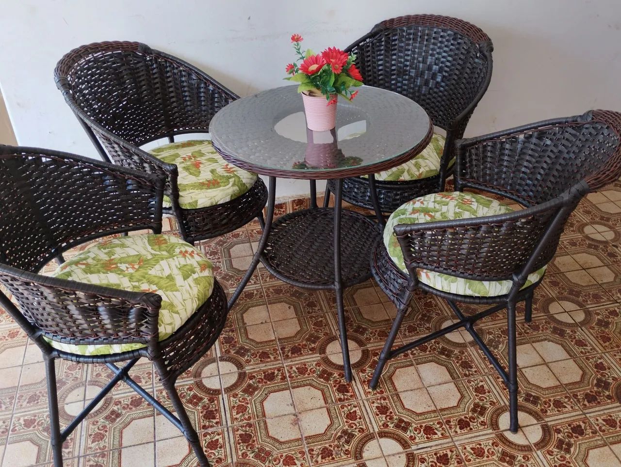 Jogo de poltronas de vime sintético  - Foto 2