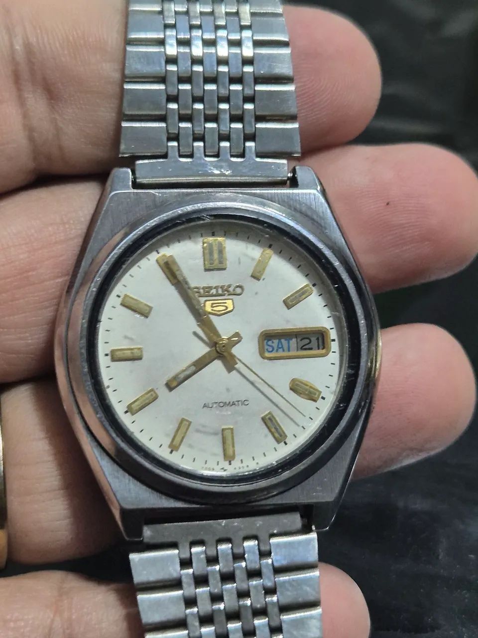 Relógio SEIKO 5 AUTOMÁTICO  BEGE   -    TODO REVISADO - Foto 3