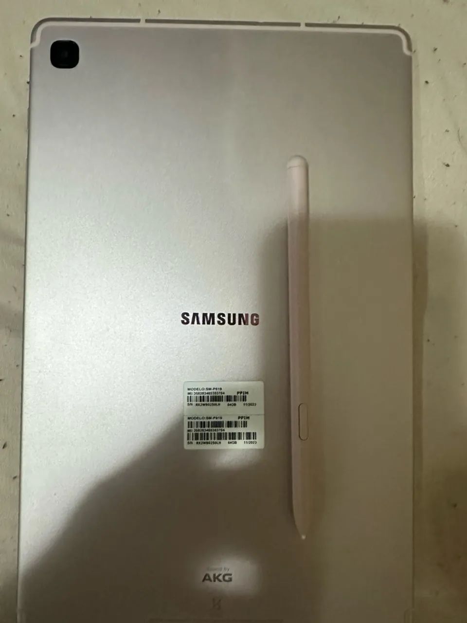Tablet Samsung S6 lite rosa 64gb