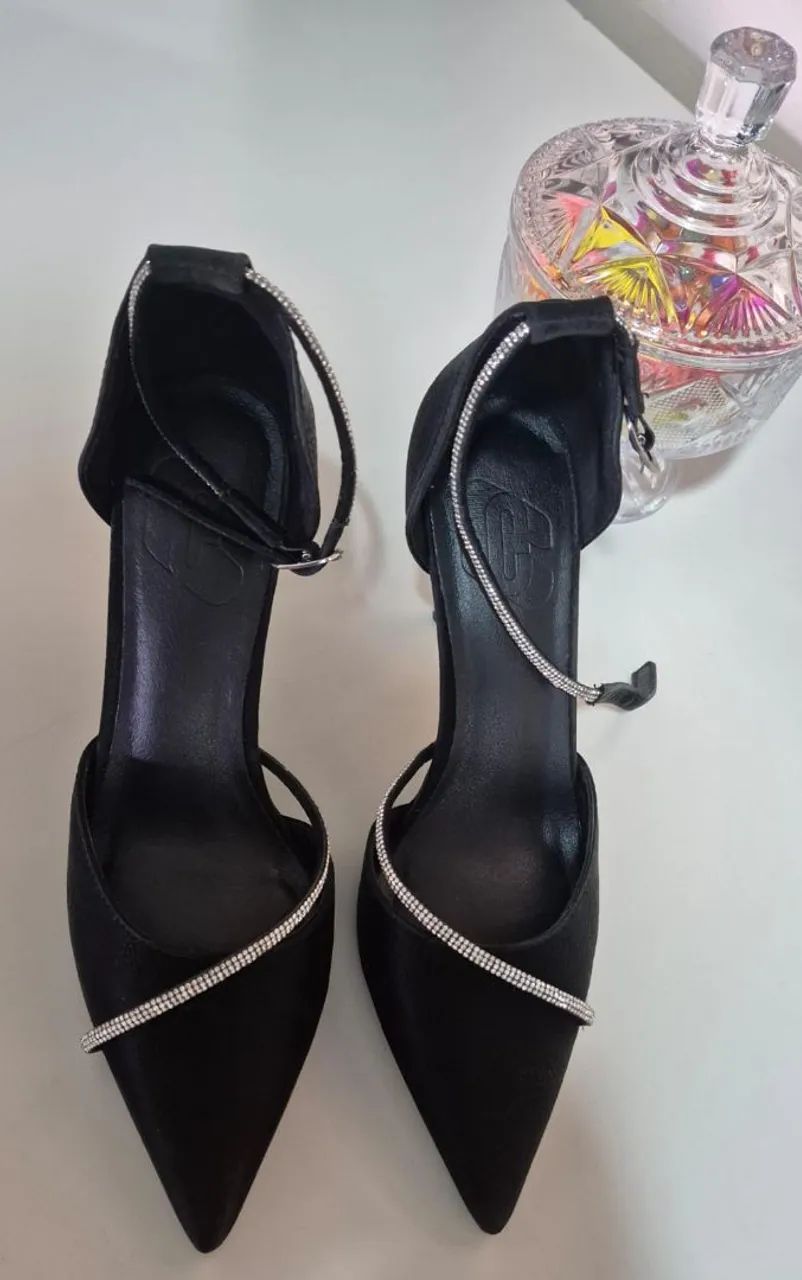 Scapin preto com detalhe de brilho - Foto 2