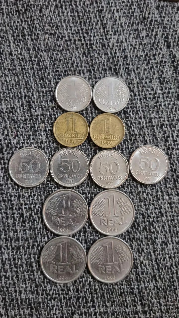 12 Moedas colecionáveis
