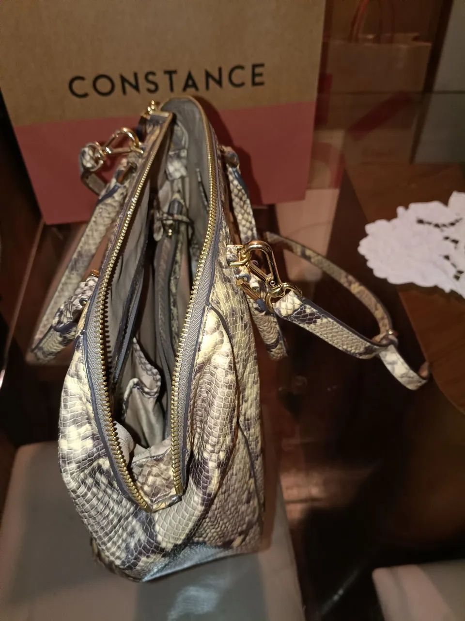 Bolsa Michael Kors Python - Foto 5