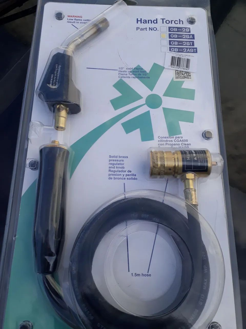 MAÇARICO PORTÁTIL COM MANGUEIRA  - Foto 2