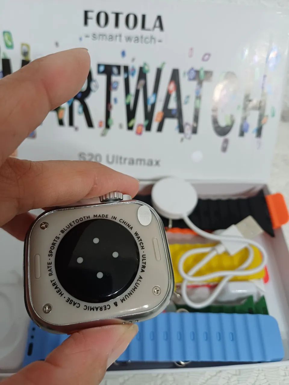 Smartwatch ultra com pulseira Extra  - Foto 4