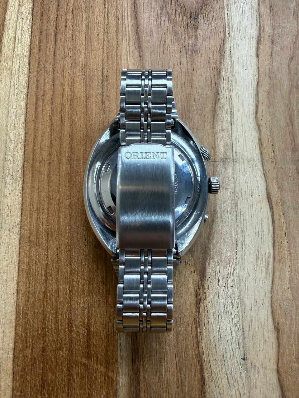 Relógio Orient World Time Blue Tiffany - 1970 - Foto 4