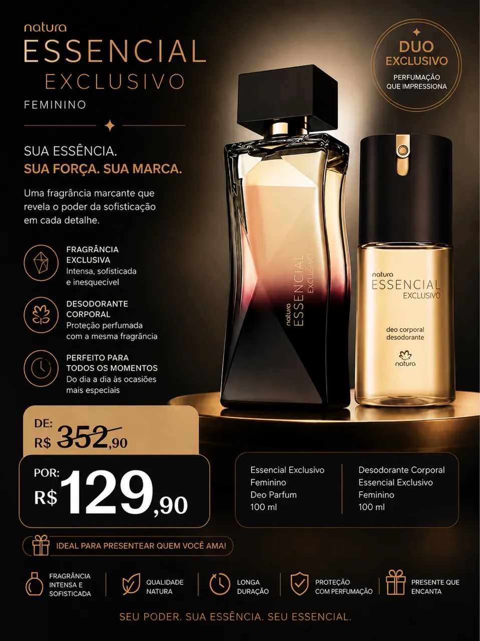 Kit Essencial Exclusivo Feminino 