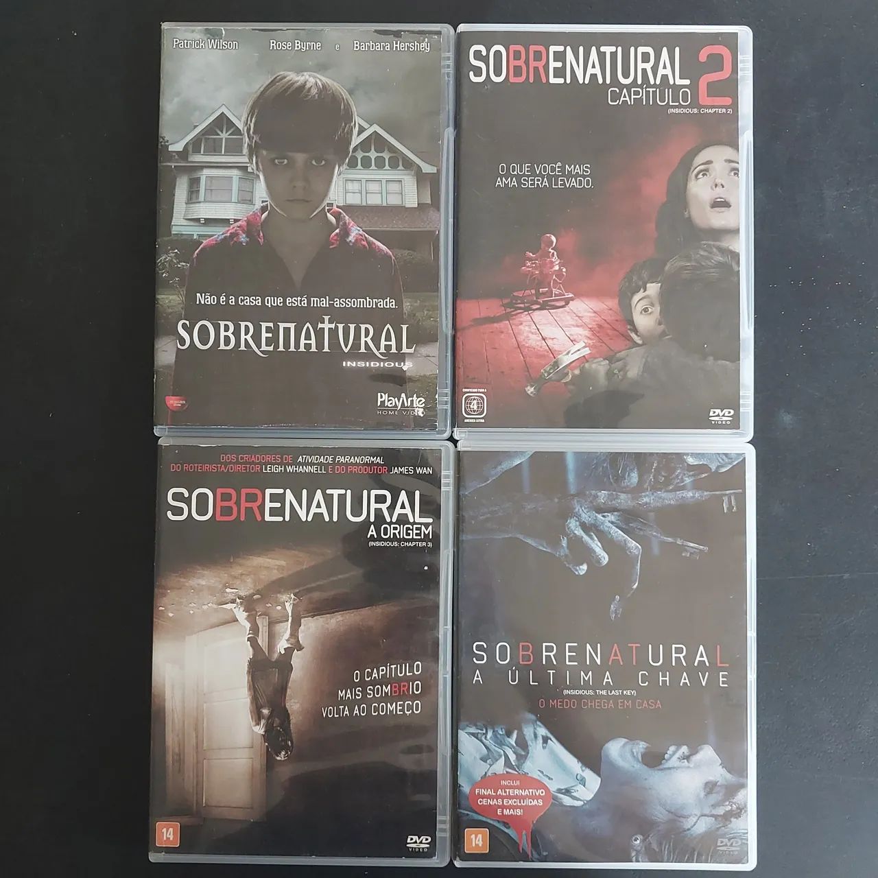 Dvd Sobrenatural - coleção 1, 2, 3 e 4 - Terror