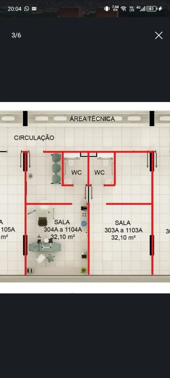 Alugo Sala Comercial nos Bancários na Principal . - Foto 4