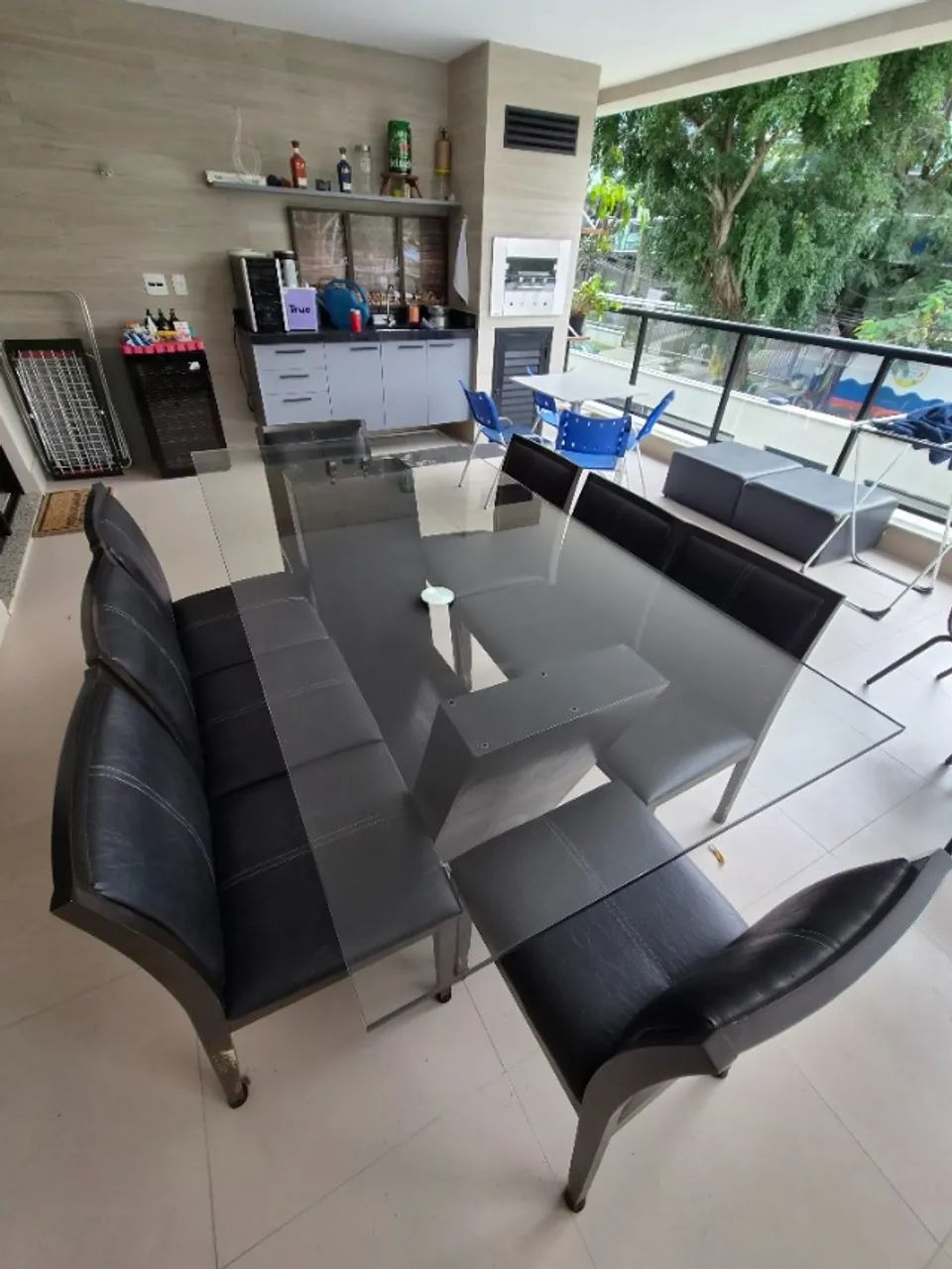 Tampo de mesa em vidro - Foto 5