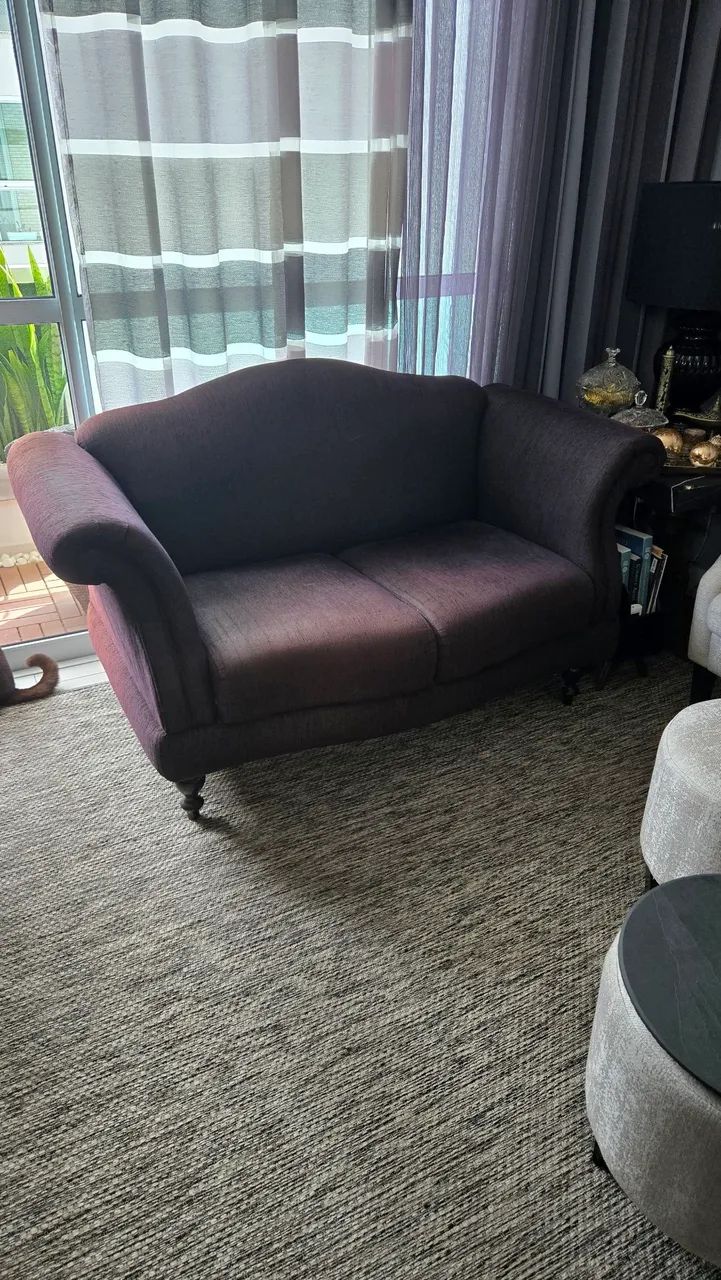 Sofá 2 lugares estilo retrô - Foto 2