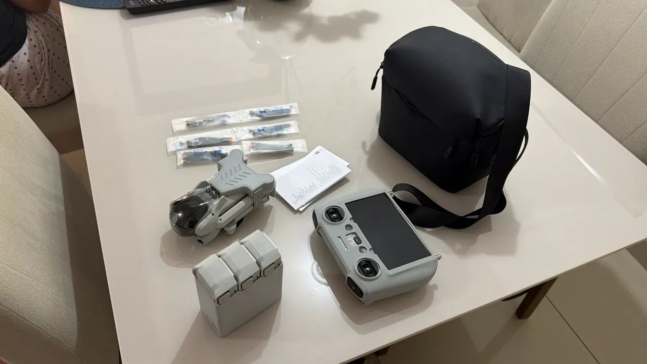 Drone DJI mini 3 combo fly com tela garantia e nota - Foto 4