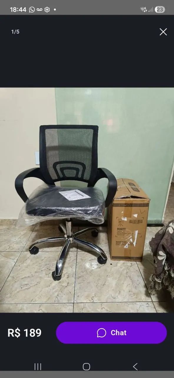 Cadeiras de escritório NOVAS  - Foto 3