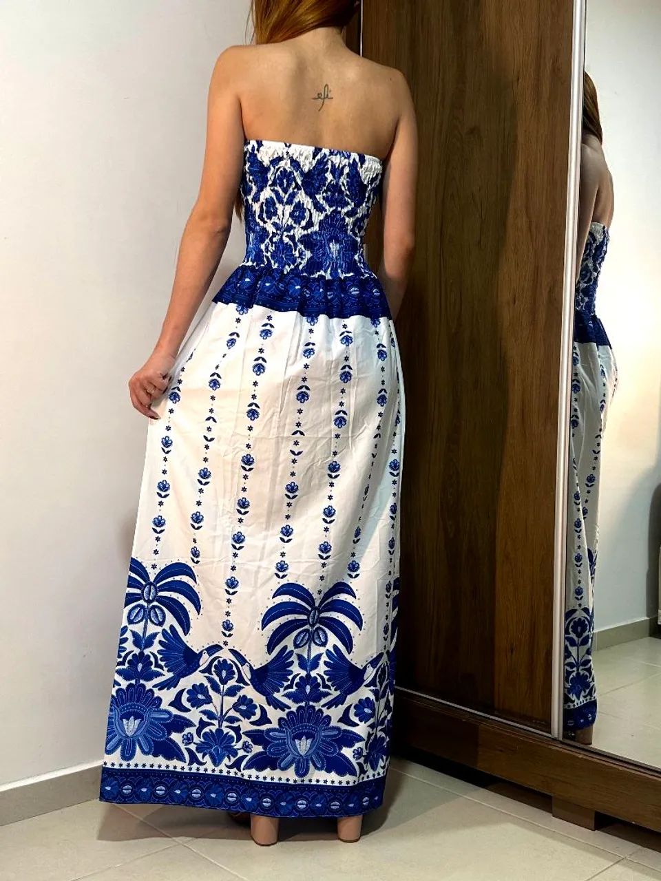 Vestidos longos estampados 