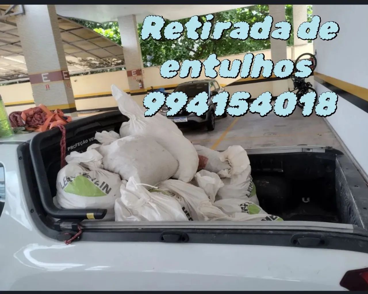retirada entulho condomínio .. móveis velhos etc .
