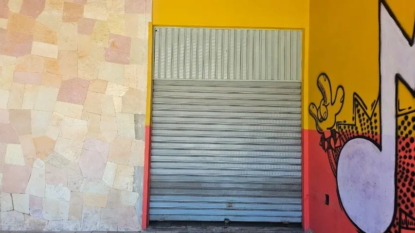 Porta de rolo simples