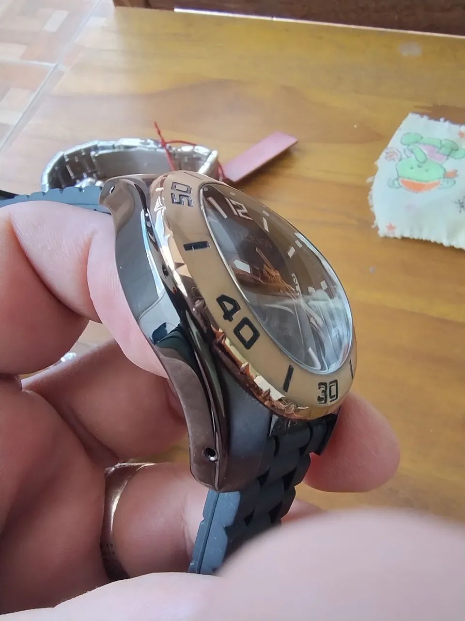 Technos Skydiver vidro e caixa curva  - Foto 3