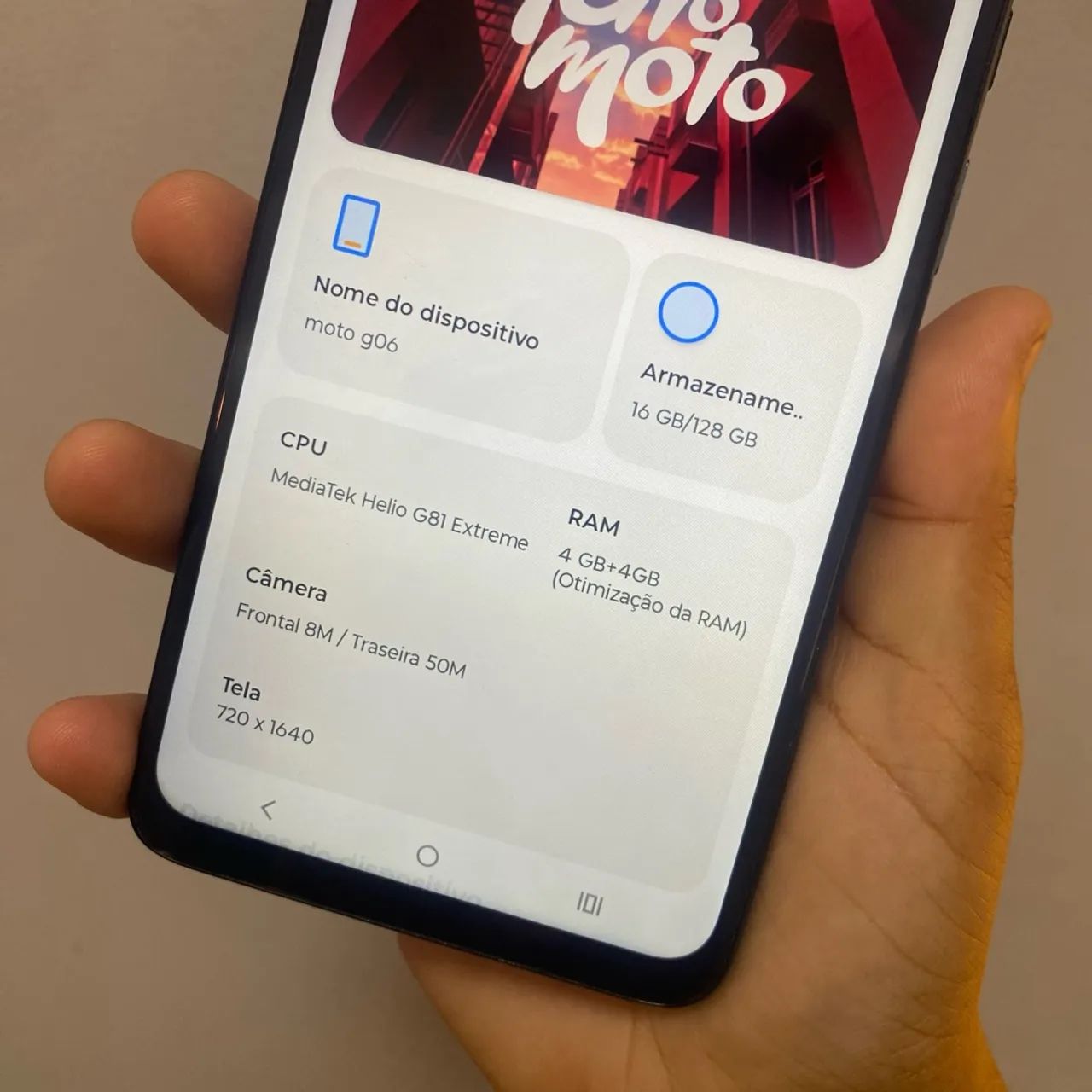 Celular MOTO G06 - 128GB - Foto 3