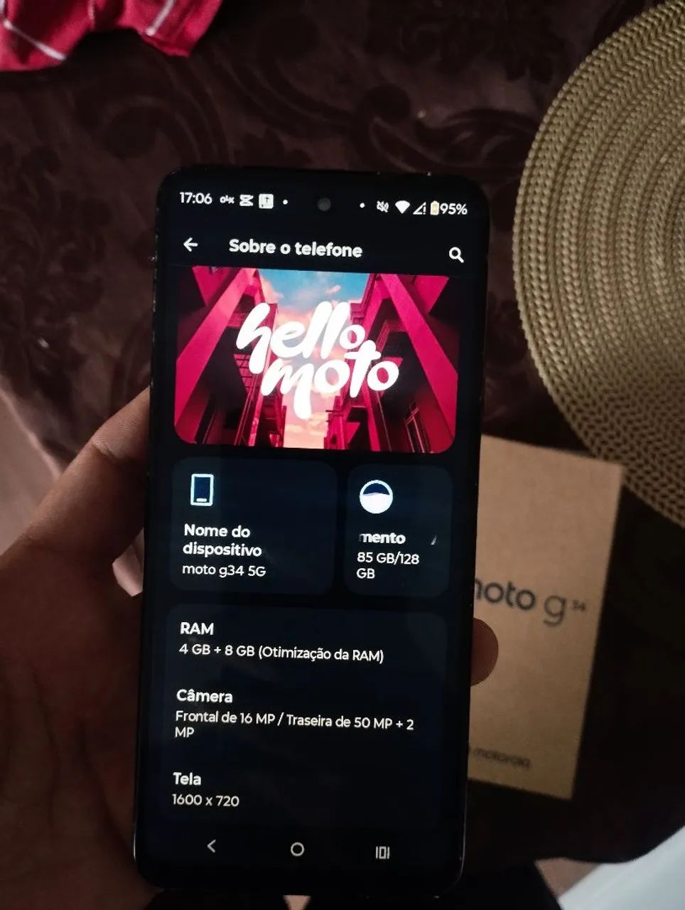 MOTO G G34 5G  128 GIGAS 