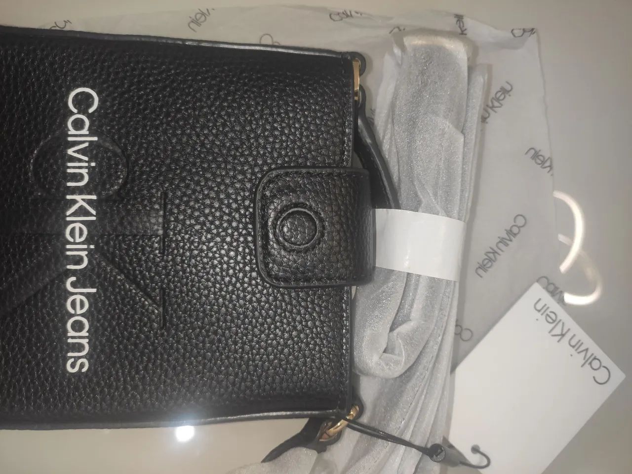 Bolsa transversal Calvin Klein Preta - Foto 3