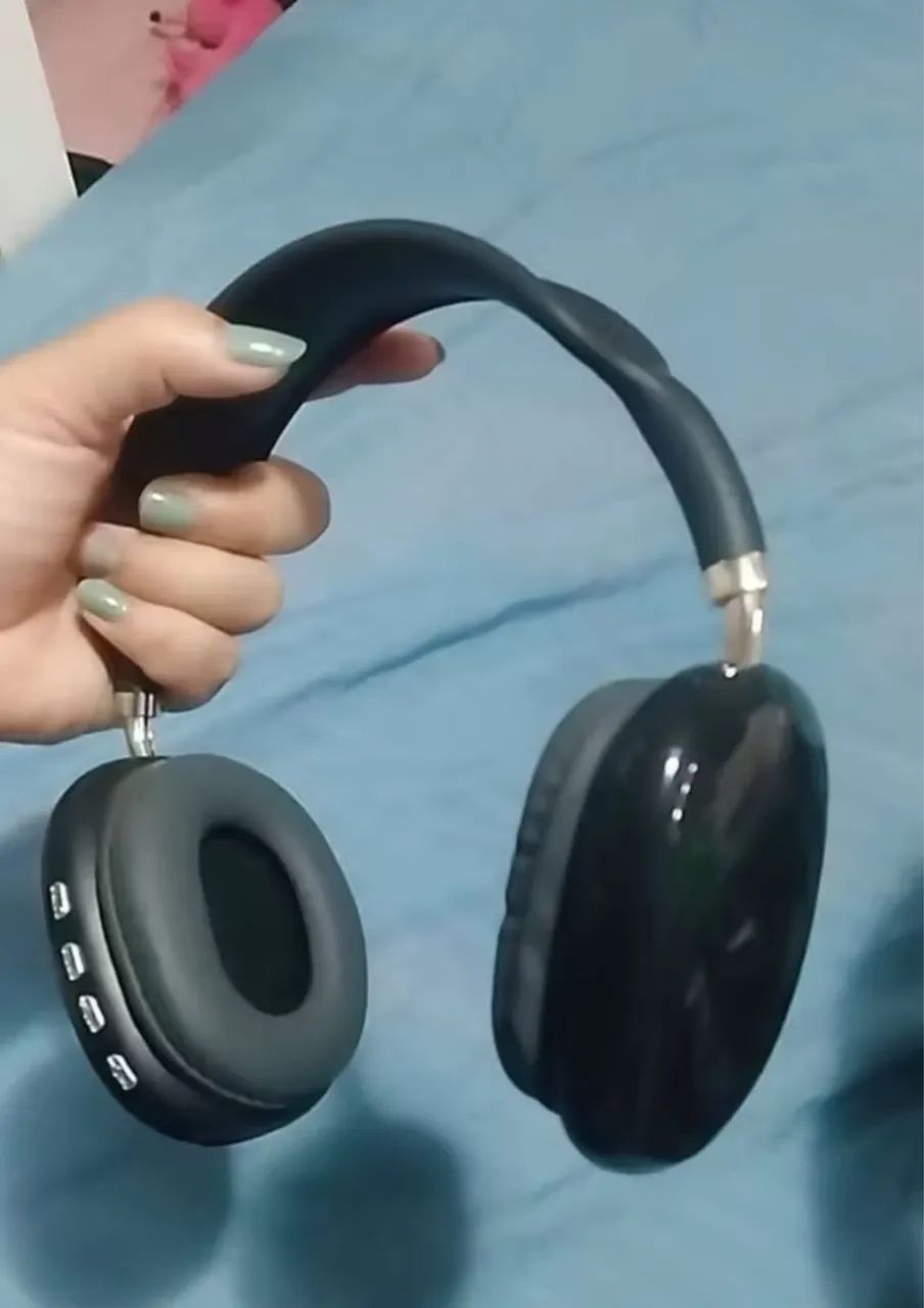 Fone de ouvido Headset Bluetooth P9 - Foto 3