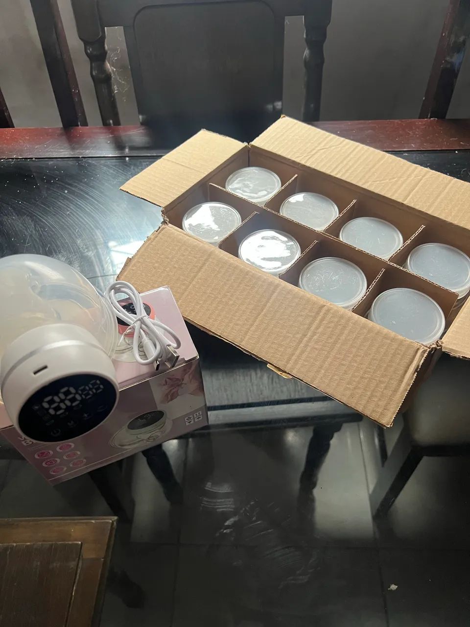 Kit extrator de leite materno