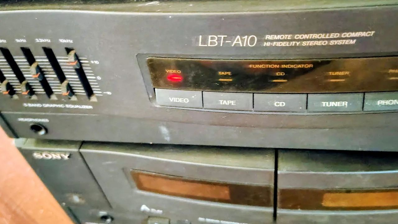SONY 3x1 System Modular modelo LBT A10 década de 90 - Foto 3